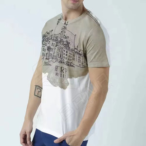Nouveaux produits chauds originalité Streetwear t-shirt Hip Hop vêtements plaine haute qualité hommes à manches courtes cravate teinture t-shirts - Product Image 2