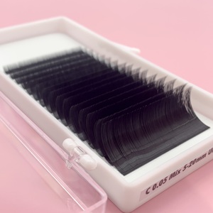 ขนตาโค้งแบบเต็ม12เส้นสีเข้มพิเศษจำนวนแบบคลาสสิก - Product Image 3