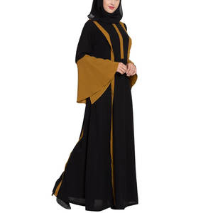 Abaya fabricant pakistanais nouvelle dernière conception Oem personnalisé Dubai Abaya Kaftan élégant Royal femmes Cool Maxi Robe arabe Abaya - Product Image 3