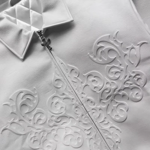 Bomber de cuero de grano completo para hombre, chaqueta vintage estilo motorista, chaqueta de cuero para motocicleta - Product Image 5