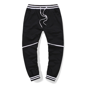 Venta al por mayor de pantalones de correr de gran tamaño 100% algodón de los hombres con impresión de logotipo de alta calidad para 2025 tendencias deportivas - Product Image 4