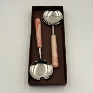 Ensemble de couverts en métal au design unique, lot de 2 avec manche en résine, pour la cuisine à domicile, ensemble de cuillères, fournisseur en gros à bas prix - Product Image 4