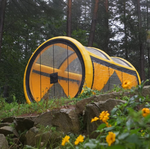 Tente de <span class=keywords><strong>camping</strong></span> gonflable pour 4 à 6 personnes - Tente de <span class=keywords><strong>camping</strong></span> grande avec une chambre - PVC - Quatre saisons - Simple couche - Coupe-vent - Imperméable - Extérieur - Product Image 5