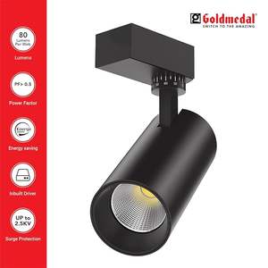 Tête de lampe sur rail en aluminium moderne en forme de L de 30 watts, projecteur intérieur et extérieur réglable pour chambres à coucher, fabricant OEM ODM - Product Image 2