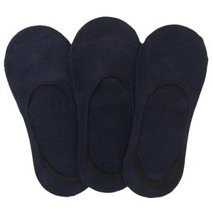 Paquete de 3 calcetines tipo mocasín para hombre (Z260) - Azul marino - Product Image 1
