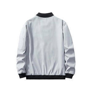 Vente en gros de blouson aviateur noir personnalisé de haute qualité pour hommes de marque privée de vol fabricant - Product Image 6