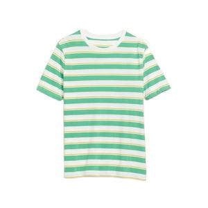 เสื้อยืดผู้ชายลายทางพิมพ์ลายสกรีนแบบกำหนดเอง ดีไซน์ใหม่ คอกลม แขนสั้น ใส่สบาย รุ่นใหม่ล่าสุดปี 2026 - Product Image 2