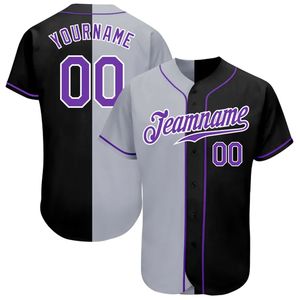 Camiseta de Béisbol Clásica Lisa con Botones, Uniforme de Béisbol de Poliéster, Logotipo Personalizado Cosido para Hombre, Jersey de Béisbol Juvenil - Product Image 1