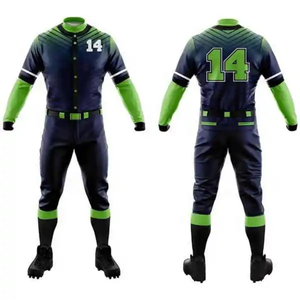 Conjunto de Uniforme de Béisbol Profesional para Hombre, Jersey de Manga Corta y Pantalones Largos, Ropa Deportiva Personalizada de Poliéster - Product Image 6