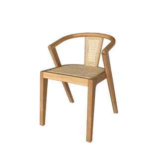 Chaise de salle à manger en bois courbé durable avec dossier en rotin bas quantité minimale de commande fournisseur du Vietnam - Product Image 6