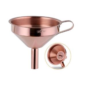 Juego de embudos de aceite de acero inoxidable, dispensador de líquidos y polvos de boca ancha, apto para lavavajillas, para uso doméstico - Product Image 3