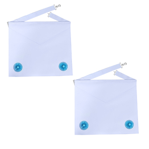 Service OEM fait à la main en cuir maçonnique Regalia tablier brodé collègue artisanat tablier paillettes à coudre prix de gros à vendre - Product Image 6