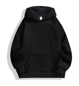 Sweats à capuche épais personnalisés de haute qualité sans fil sweats à capuche unis hommes 100% coton sans cordon unisexe pull vierge sweat à capuche surdimensionné - Product Image 6