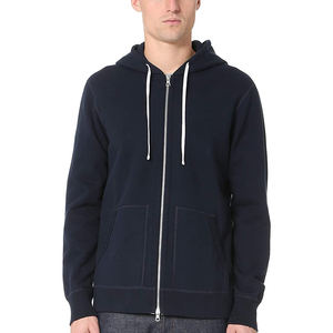 Sweat à capuche zippé intégral pour homme de qualité supérieure, en molleton de coton doux, vêtement d'hiver décontracté, sweat à capuche tendance, sweat à capuche streetwear OEM - Product Image 1