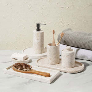 Ensembles de salle de bain en marbre au Design le plus récent avec une couleur et un Design personnalisés ou une taille pour la décoration de la salle de bain à bas prix - Product Image 5