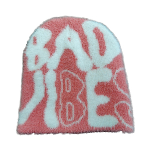 Gorro de Mohair para Mujer, Gorro de Punto Suave y Cálido, Cómodo, Informal, a la Moda, para Exteriores, Otoño e Invierno - Product Image 4