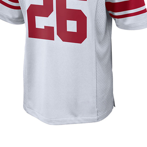 Maillot de football américain de style tendance, dernier modèle, logo personnalisé imprimé, dégradé vert gris, maille respirante antibactérienne - Product Image 6