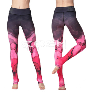 Mallas sublimadas impresas de LICRA de alta calidad, pantalones de tela de malla estirable disponibles en varios estilos - Product Image 3