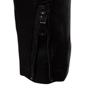 Vestes en cuir pakistanaises pour hommes Veste personnalisée en cuir véritable avec un long hiver Vestes en cuir bon marché pour hommes - Product Image 6