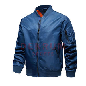 Chaqueta Bomber Casual para Hombre 2024, Talla XXL, Ecológica, Transpirable, de Nailon/Poliéster, con Cuello Alto, Diseño Varsity de Invierno para Adultos - Product Image 3