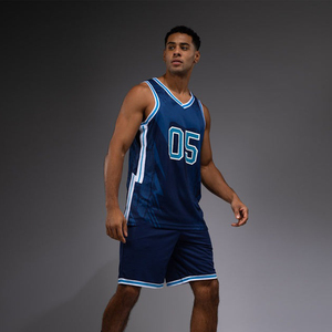 Maillot de basket-ball personnalisé en gros de haute qualité à séchage rapide respirant débardeur vêtements de basket-ball impression numérique 100% polyester tout - Product Image 5