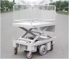 Chariot électrique de 400kg avec chariot élévateur électrique ELT400-109 quatre roues en plastique chariot pliable à plate-forme de chariot de camion à main - Product Image 4