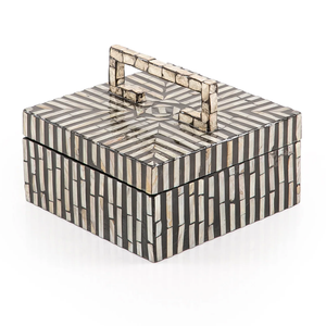 Artesanos vietnamitas al por mayor, caja de gitf con incrustaciones de nácar, caja de fregona de madera con asa, precio barato hecho a mano - Product Image 6