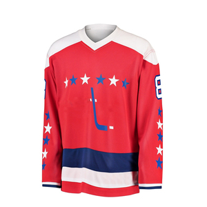 Spido Gear Nuevo diseño Estilo superior Moda Hockey sobre hielo Jersey 100% Poliéster Secado rápido Impermeable Transpirable Nombre del equipo personalizado - Product Image 6