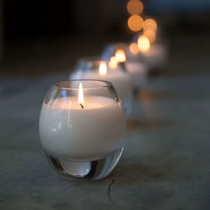 <b>Ramadan</b> Eid <b>Mubarak</b> Round Glass Jar Scented Soy Wax Candle Home Decoration Wedding <b>Gift</b> Aromatherapy Long Burning Bulk Purchase - Product Image 1