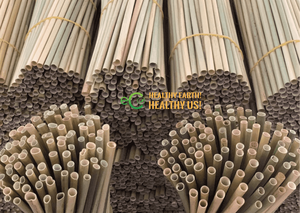 ¡Biodegradable 2025! Pajitas de hierba ecológicas Desechables/Pajitas de hierba Vietnam Precio más barato de Vietnam - Product Image 2