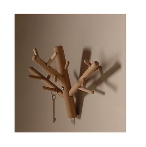 Wood Wall Mount Hat Rack, Helmet Holder, Cowboy Hat Rack, Hat Organizer, Wall Hard Hats Hook, Hat Display & Storage Hanger - Product Image 2