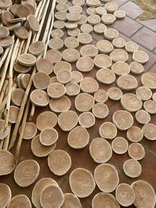 MEILLEURE VENTE Décoration en bois rond naturel: tranches de pin vintage pour panneaux muraux, sous-verres et accessoires photo de haute qualité-LOTUS BLEU - Product Image 4