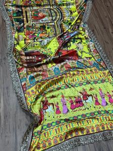 เสื้อเบลาส์พิมพ์ลายผ้าแคชเมียร์ผ้าแคชเมียร์ผ้าแคชเมียรสแฟนซีสำหรับงานแต่งงานงานปาร์ตี้คลาสสิกเทศกาล - Product Image 2