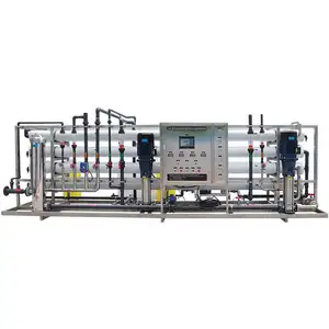 Ultrapure su ters osmoz ekipmanları otomatik çalışma su arıtma ekipmanları ilaç saf su makinesi