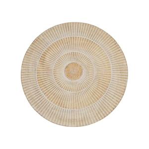 Decoración de Pared de Madera Tallada a Mano con Forma de Rueda Redonda - 36 Pulgadas - Product Image 6