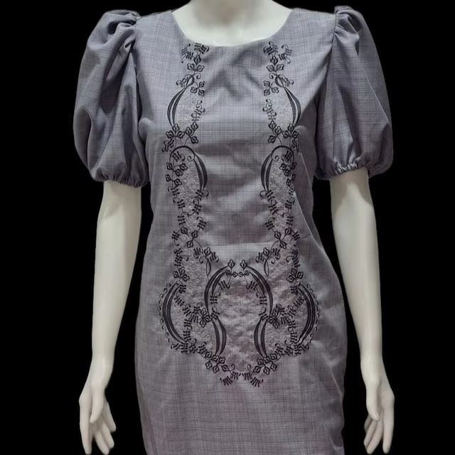 barong dress design for ladies IVY FILIPINIANA BARONG DRESS