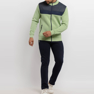 Nueva llegada hombres Unisex sólido transpirable Nylon/algodón sudadera/pantalones de chándal fábrica venta al por mayor al aire libre Joggers invierno 2 piezas - Product Image 5