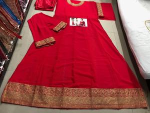 ชุดเดรสผ้าไหมเเบบอินเดียและปากีสถานชุดเดรสงานปักลายสำหรับเจ้าสาวสำหรับงานแต่งงานและงานปาร์ตี้ - Product Image 5