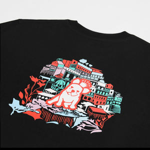 OEM Service T-shirts grande taille pour femmes Design personnalisé Élégant imprimé col en O coupe ample 100% coton écologique pour l'été - Product Image 4