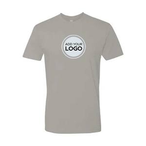 T-shirt en mélange de trois couleurs unisexe avec logo personnalisé 100% coton - Product Image 3