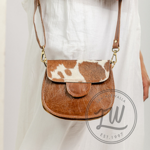 Leatherwalla-Bolso de piel auténtica hecho a mano para mujer, bolso de piel de cabra a la moda, India - Product Image 1