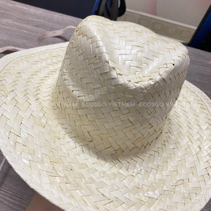 หมวกฟางธรรมชาติสำหรับเด็กเวียดนาม2025ออกแบบโลโก้ได้ตามที่ต้องการ - Product Image 2