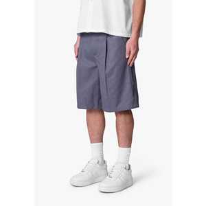Shorts épais et grands shorts plissés personnalisés OEM vrac haut de gamme de haute qualité pour hommes shorts baggy Fit polyester coton fournisseur de gros - Product Image 2