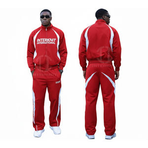 Ensemble de survêtement professionnel streetwear imprimé à capuche, collection 2026, maillot et pantalon de course pour homme, sports de plein air - Product Image 3