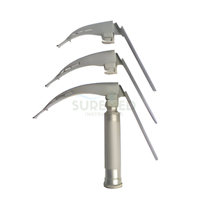 Laryngoscope manuel de taille adulte à prix d'usine avec éclairage à fibre optique pour usage chirurgical - Product Image 5