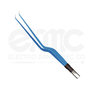 Fórceps de bayoneta bipolar estándar reutilizables de gran oferta con punta en ángulo - Product Image 2