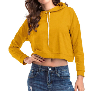 2025 nouveau gros sweat à capuche femmes logo personnalisé 100% coton éponge personnalisé cravate teinture haut court sweats à capuche pour femmes - Product Image 4