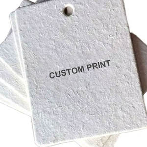 Etiquetas de Ropa de Marca de Moda Personalizadas Ecológicas de Alta Calidad al por Mayor, Etiquetas Colgantes de Papel Impermeables, Accesorios Personalizados - Product Image 3