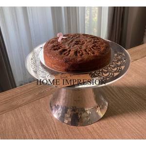 Plateau de service personnalisable plaqué or en métal de petite et grande taille pour un usage domestique à un prix raisonnable Vente en gros - Product Image 4