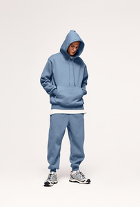 Personalizado para hombre bolsillo Jogging Trajes al por mayor Unisex Fitness Ropa Yoga Mujeres Sudadera con capucha y pantalones casuales Entrenamiento Activewear Set - Product Image 2